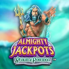 Almighty Jackpots – Realm of Poseidon casino game by Novomatic – featured logo at Sankra Casino