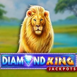 Diamond King Jackpots logo by SpinPlay Games Sankra Casino