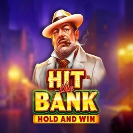 Hit The Bank Hold and Win slot logo by Playson at Sankra Casino