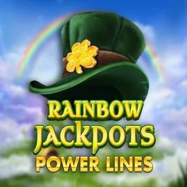 Rainbow Jackpots Power Lines by Red Tiger Gaming, showcased at sankra-casino.org – game logo
