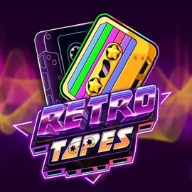 Retro Tapes logo by Push Gaming at Sankra Casino
