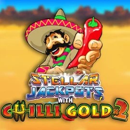 Stellar Jackpots with Chilli Gold x2 slot logo by Lightning Box Game at Sankra Casino