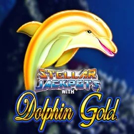Dolphin Gold with Stellar Jackpots slot icon by Lightning Box Game, available at Sankra Casino