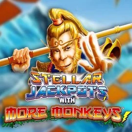 Jackpots logo of Stellar Jackpots with More Monkeys from Lightning Box Game at Sankra Casino