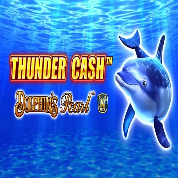 Thunder Cash Dolphins Pearl online game logo by Novomatic on sankra-casino.org